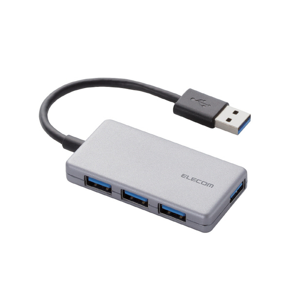 4포트 컴팩트 USB 3.0 허브 실버 U3H-A416BSV