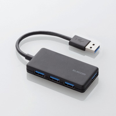 4포트 컴팩트 USB 3.0 허브 블랙 U3H-A416BBK